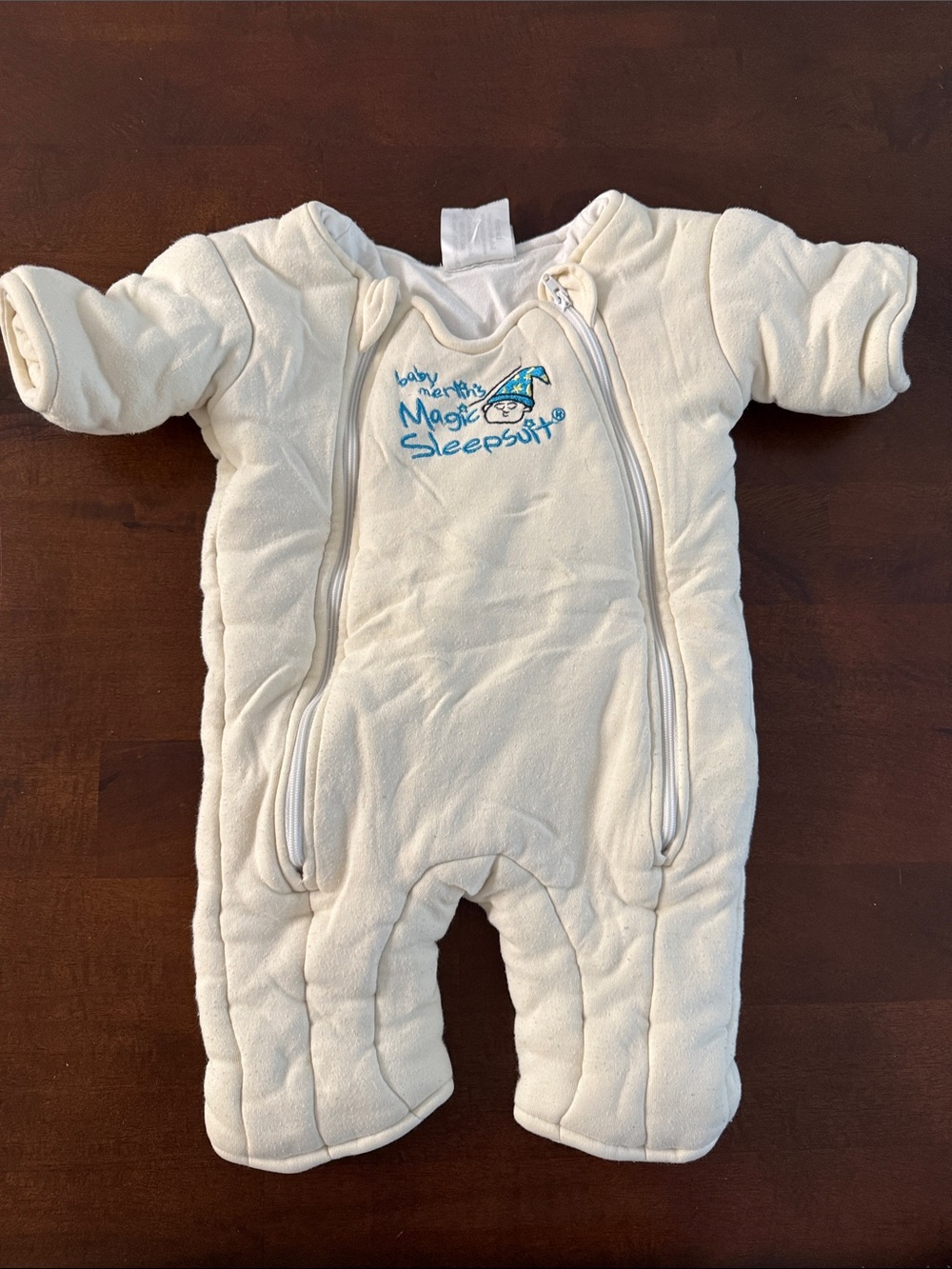 Baby Merlin Magic Sleep Suit One-Piece in Cream